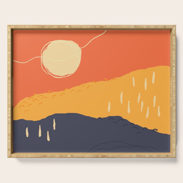 Sunrise Mountain Serving Tray Gallery Image 1