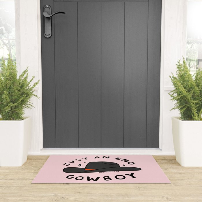 Just An Emo Cowboy Welcome Mat Gallery Image 3