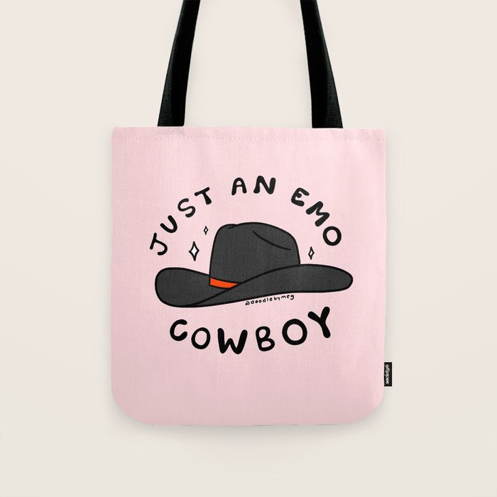 Just An Emo Cowboy Tote Bag Gallery Image 1