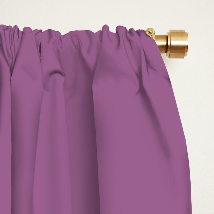 Pastel Mauve Purple Solid Color Window Curtain Gallery Image 2