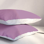 Pastel Mauve Purple Solid Color Pillow Sham Gallery Image 3