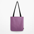 Pastel Mauve Purple Solid Color Tote Bag Gallery Image 2