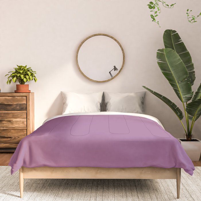 Pastel Mauve Purple Solid Color Comforter Gallery Image 3