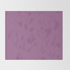 Pastel Mauve Purple Solid Color Throw Blanket Gallery Image 2