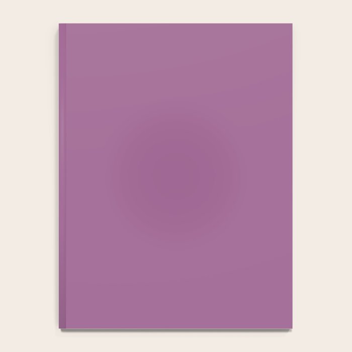 Pastel Mauve Purple Solid Color Notebook Gallery Image 4