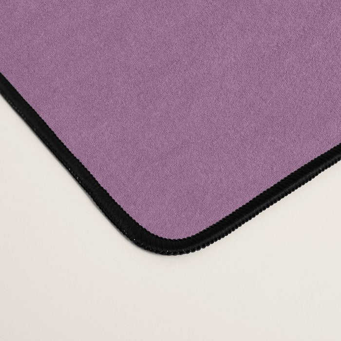 Pastel Mauve Purple Solid Color Desk Mat Gallery Image 4