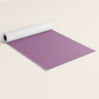 Pastel Mauve Purple Solid Color Yoga Mat Gallery Image 2