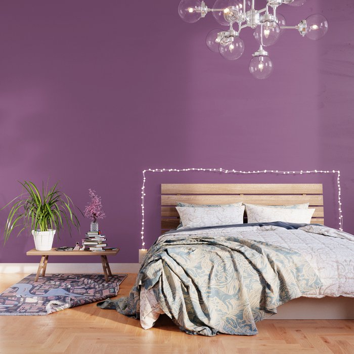 Pastel Mauve Purple Solid Color Wallpaper Gallery Image 3