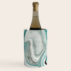 Green Marble Liquid Swirl Green Wine Chiller Gallery Image 3