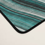 Green Marble Liquid Swirl Green Desk Mat Gallery Image 4