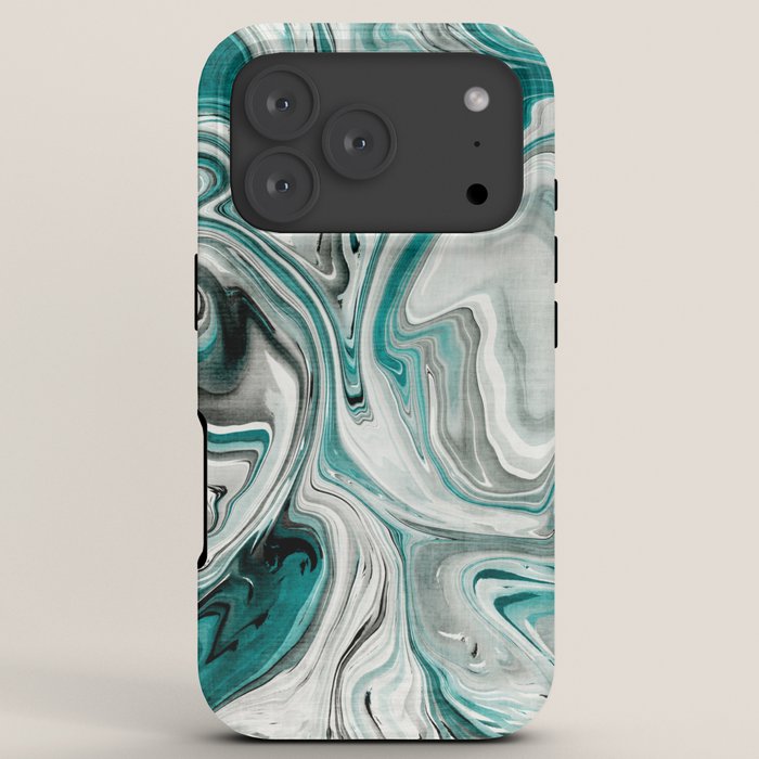 Green Marble Liquid Swirl Green iPhone Case Gallery Image 7