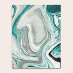 Green Marble Liquid Swirl Green Notebook Gallery Image 4