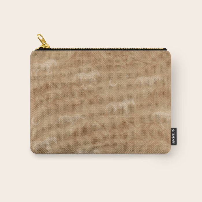 Run Wild - Caramel Carry All Pouch Gallery Image 1