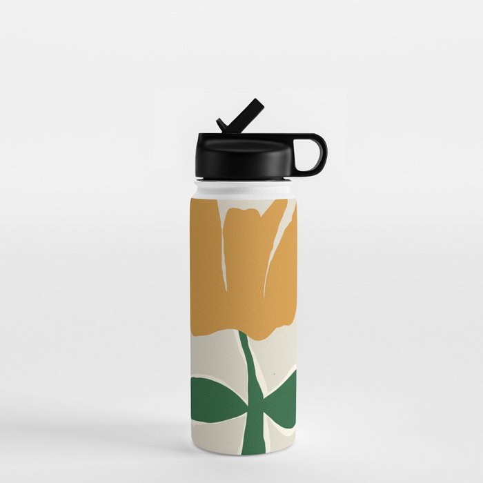 Petal plaid playtime II Water Bottle Gallery Image 1