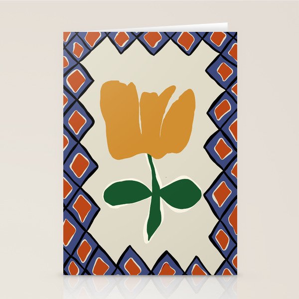 Petal plaid playtime II Stationery Card Gallery Image 2