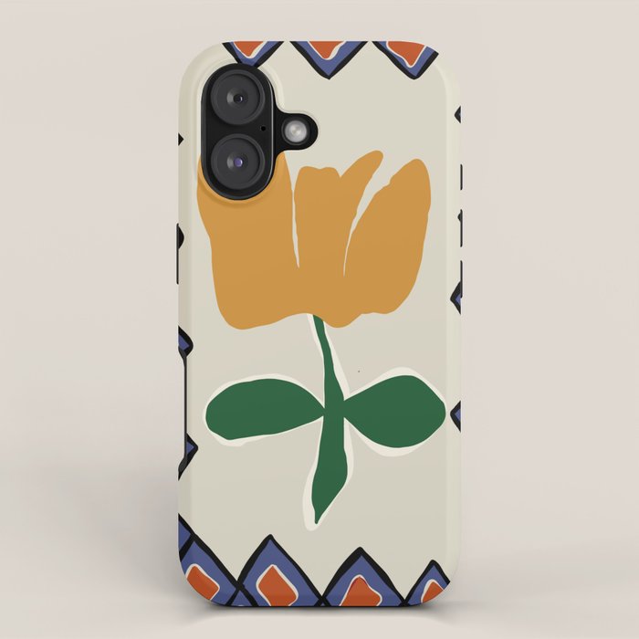 Petal plaid playtime II iPhone Case Gallery Image 1
