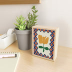 Petal plaid playtime II Mini Art Print Gallery Image 2