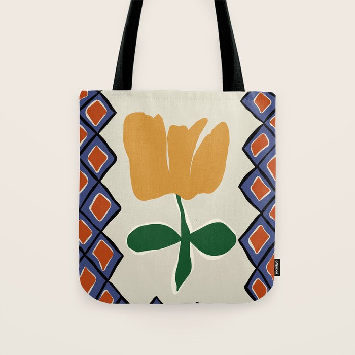 Petal plaid playtime II Tote Bag Gallery Image 1