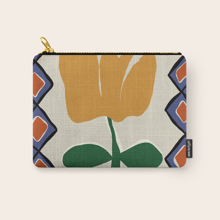 Petal plaid playtime II Carry All Pouch Gallery Image 1