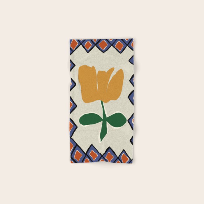 Petal plaid playtime II Bath Towel Gallery Image 1