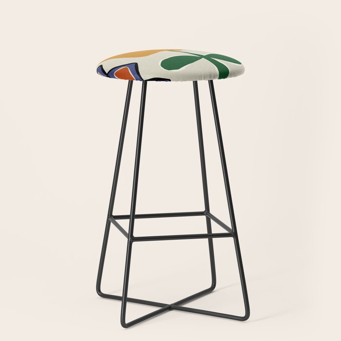 Petal plaid playtime II Stool Gallery Image 1