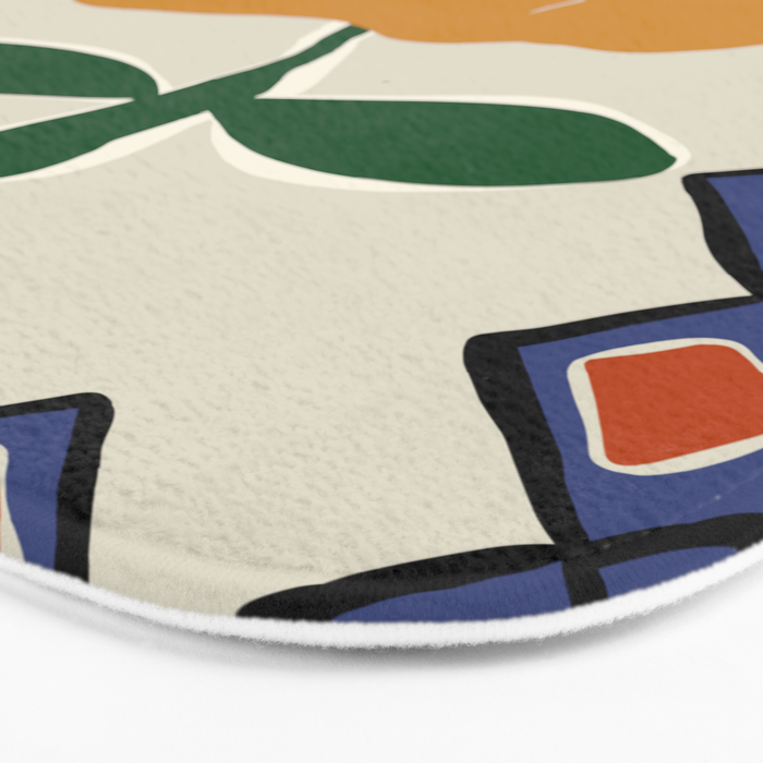 Petal plaid playtime II Bath Mat Gallery Image 3
