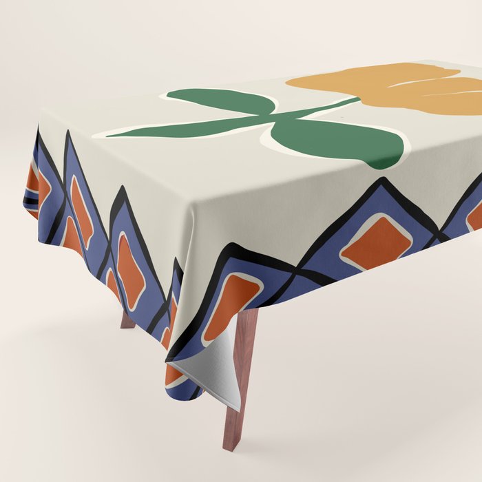 Petal plaid playtime II Tablecloth Gallery Image 1