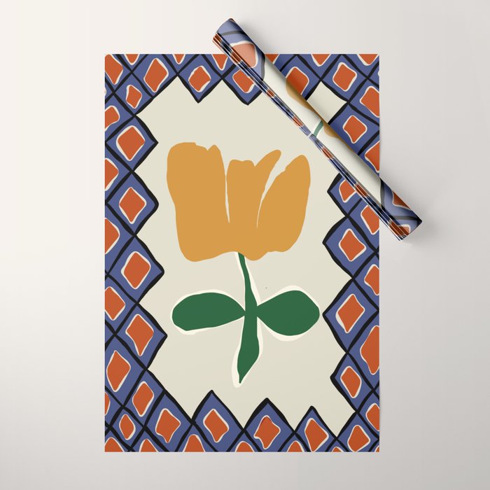 Petal plaid playtime II Wrapping Paper Gallery Image 1