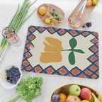 Petal plaid playtime II Cutting Board Gallery Image 2