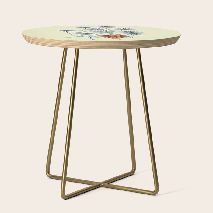 Lion on dandelion Side Table Gallery Image 1