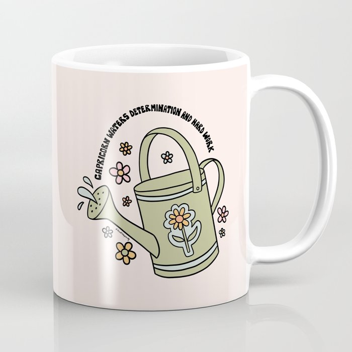 Capricorn Watering Can Coffee Mug Gallery Image 1