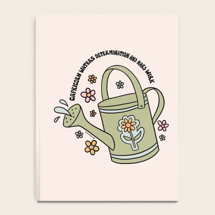 Capricorn Watering Can Notebook Gallery Image 4