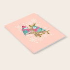 Winter Birds in Festive Scarves Notebook Gallery Image 2
