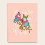 Winter Birds in Festive Scarves Notebook Gallery Image 4