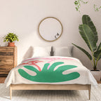 Abstract Garden: Matisse Paper Cutouts IV Comforter Gallery Image 3