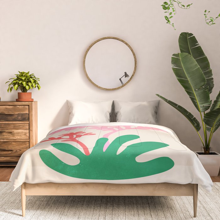 Abstract Garden: Matisse Paper Cutouts IV Comforter Gallery Image 3