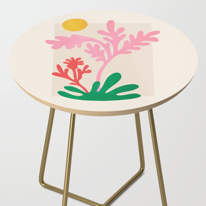 Abstract Garden: Matisse Paper Cutouts IV Side Table Gallery Image 2