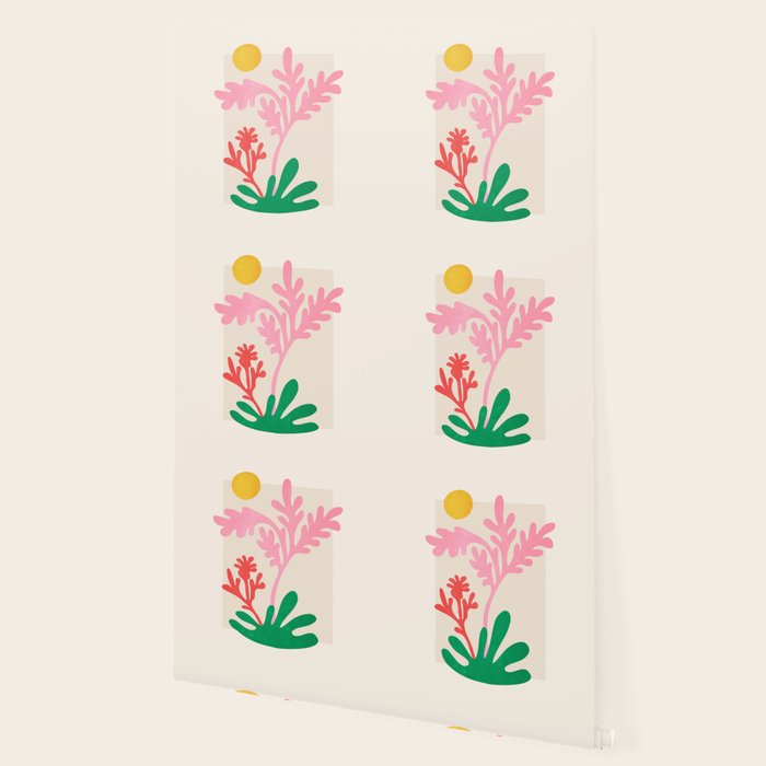 Abstract Garden: Matisse Paper Cutouts IV Wallpaper Gallery Image 2