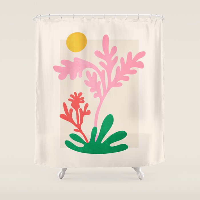 Abstract Garden: Matisse Paper Cutouts IV Shower Curtain Gallery Image 1