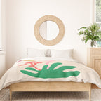 Abstract Garden: Matisse Paper Cutouts IV Duvet Cover Gallery Image 3