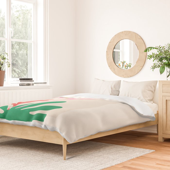 Abstract Garden: Matisse Paper Cutouts IV Duvet Cover Gallery Image 2