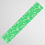 Green Palm Leaves Pattern Table Runner Gallery Image 3