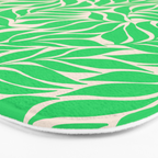 Green Palm Leaves Pattern Bath Mat Gallery Image 3