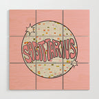 Sagittarius Disco Ball Wood Wall Art Gallery Image 1