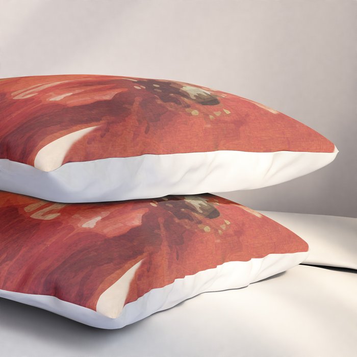 Poppies in Vase 2 Pillow Sham Gallery Image 3