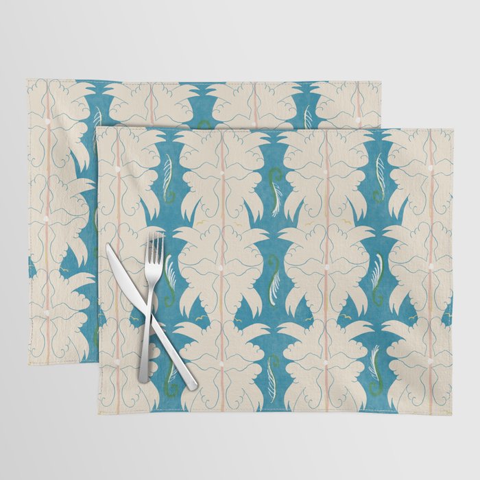 Doves in Blue Placemat Gallery Image 1