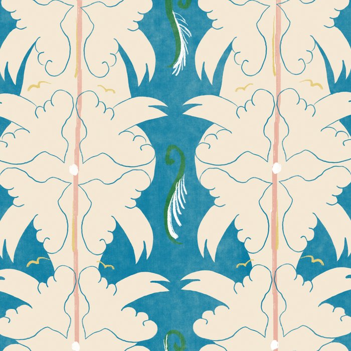 Doves in Blue Coffee Mug Gallery Image 2