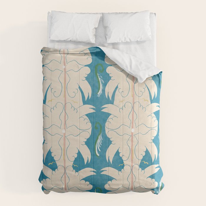 Doves in Blue Comforter Gallery Image 1