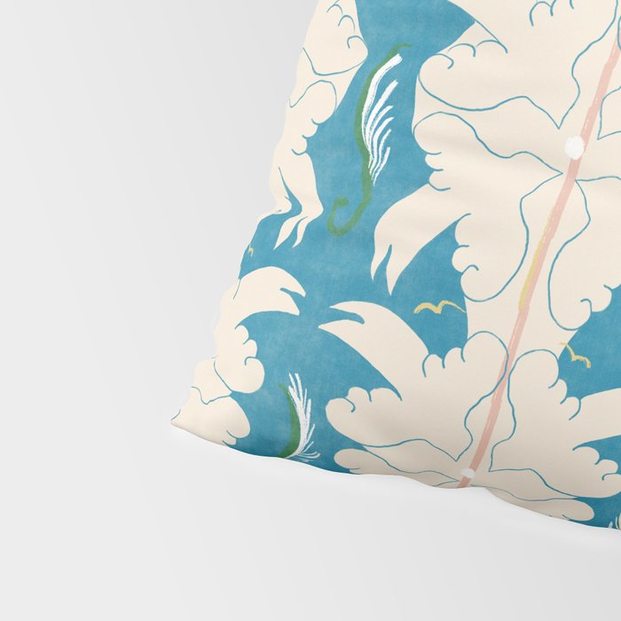 Doves in Blue Pillow Sham Gallery Image 4