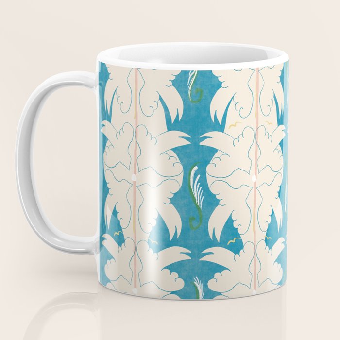 Doves in Blue Coffee Mug Gallery Image 3